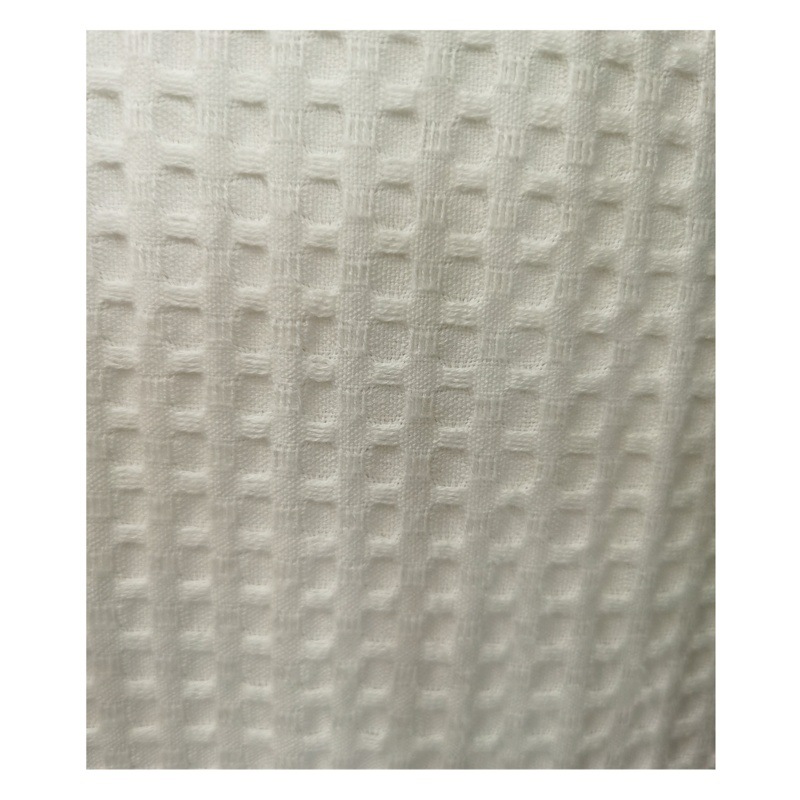 Nantong Modell Cotton Waffle Fabric 2.4 m Wide Knitted Hollow Warp Knitted Fabric Honeycomb Combed Cotton