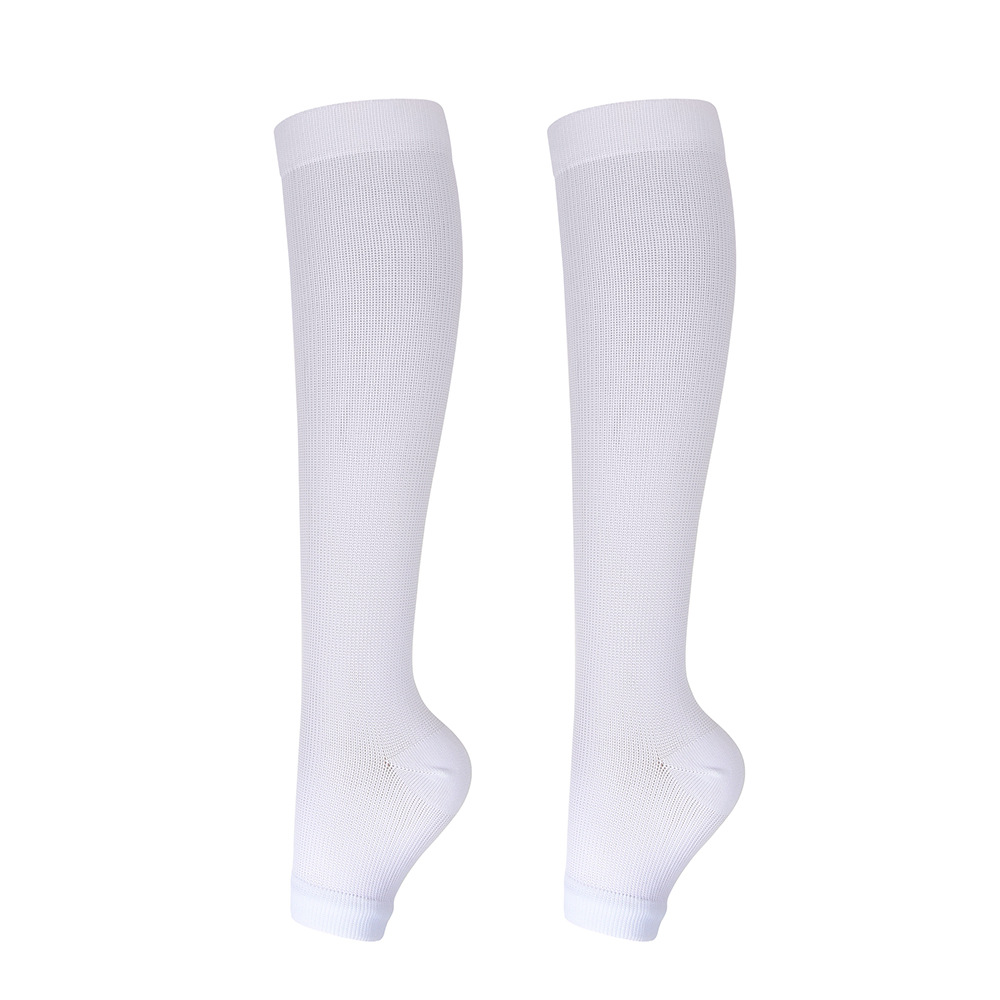 Picture of Solid Color Sports Compression Socks Anti-flexure Compression Socks Running Stretch Socks Suitable for Nurse Wrap Calf