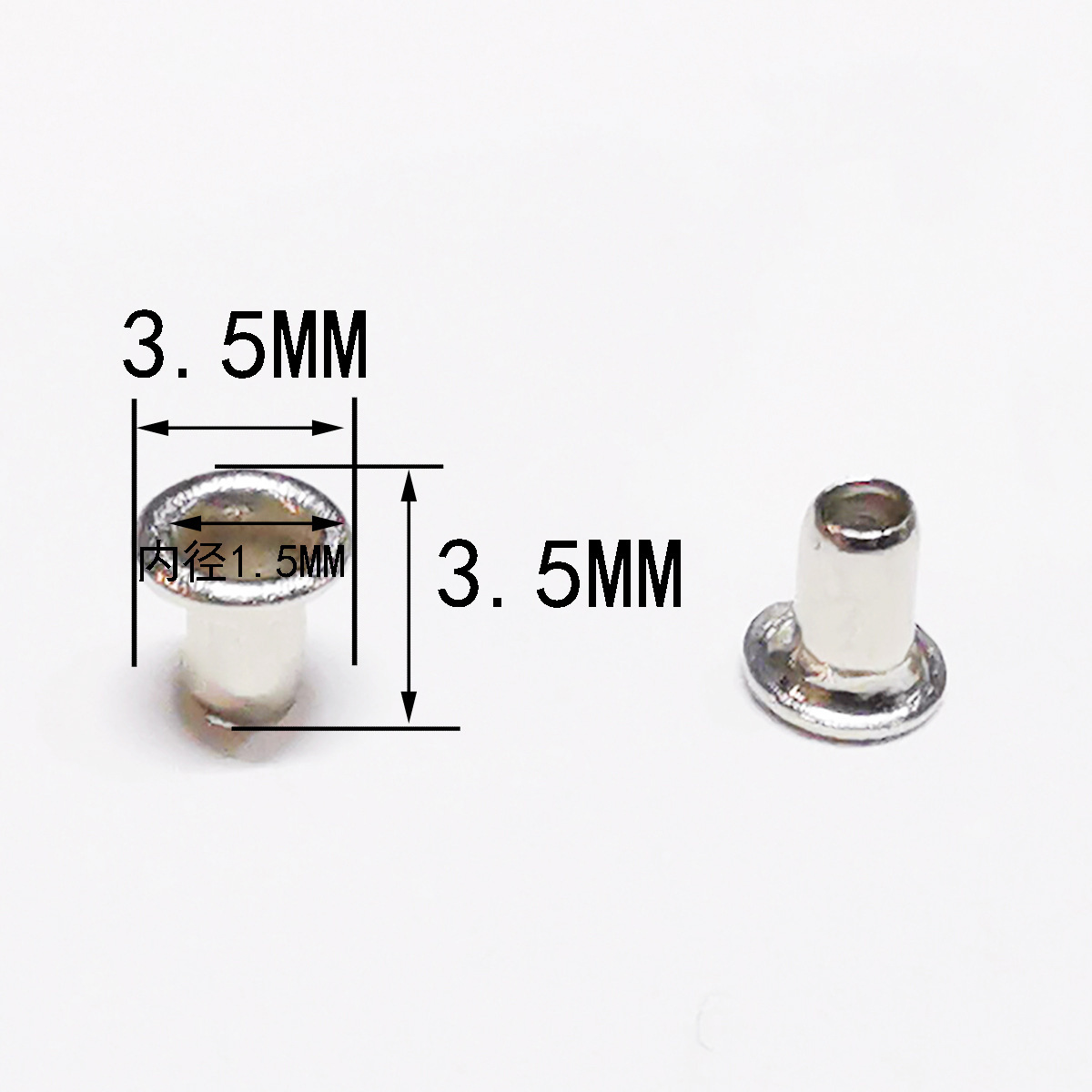 Picture of Fastening eye rivet air eye nail shoelace buckle advertising buckle tag ring buckle air eye iron buckle rust-proof eye buckle