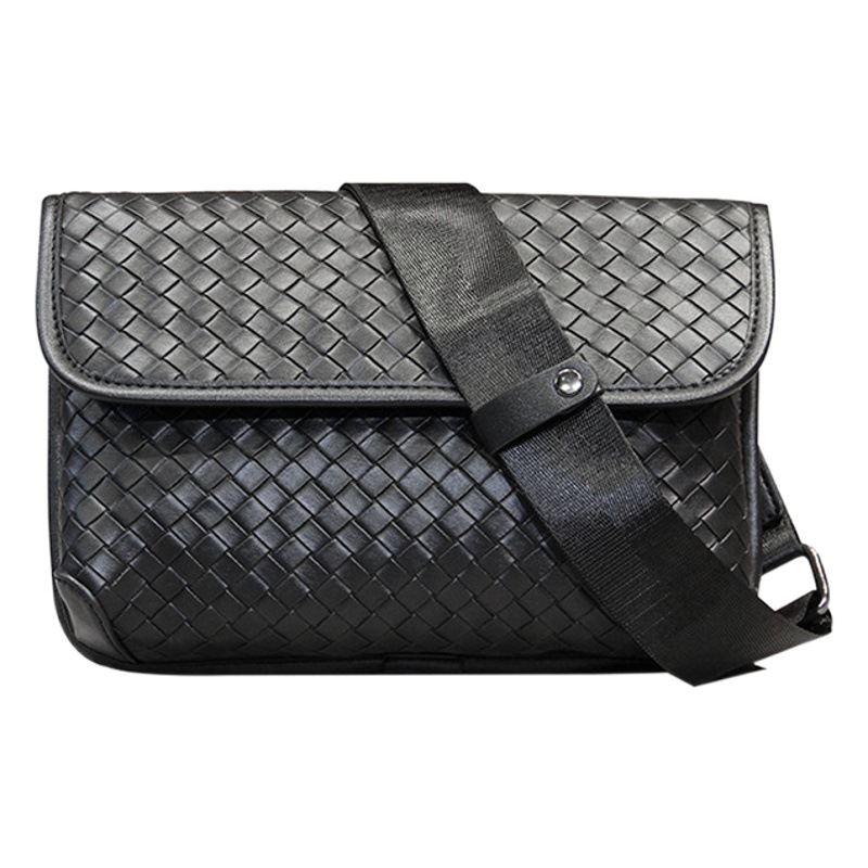 2021 New Men's Personalized Woven Shoulder Bag Trendy Casual Fashion Men's Crossbody Bag Student Daily Street Bag