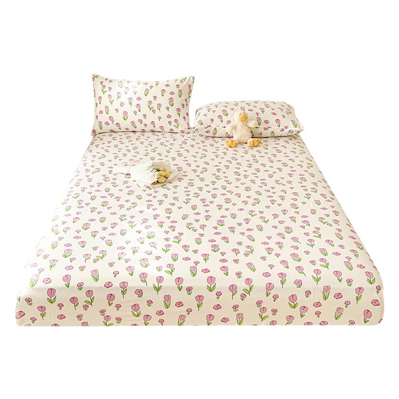 Cotton double-layer yarn bedspread single piece pure cotton all-inclusive bedspread dust cover 2024 new mattress protective cover bedspread