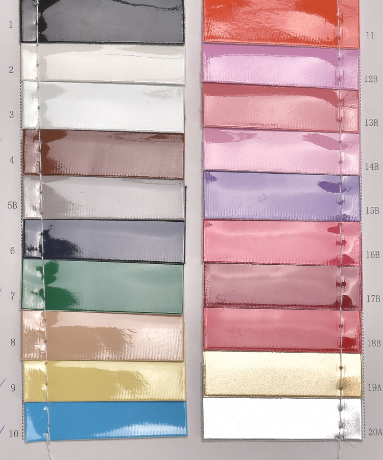 Picture of in stock wholesale 1.0MM mirror PU leather artificial leather imitation cotton velvet bottom handbag bags stationery notebook fabric