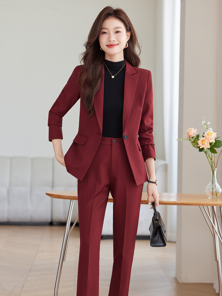 Picture of Advanced Suit suit Women 2024 New Interview Dress Business Wear Temperament Suit Jacket Overalls Spring and Autumn