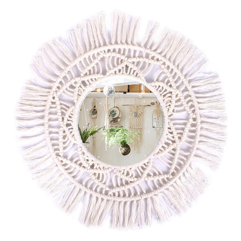 New Creative Acrylic Mirror Tapestry Nordic Style Living Room Bedroom Decorative Wall Hanging Wall Meter Box Shelter