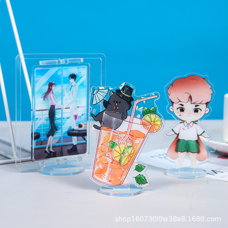 Picture of Acrylic keychain customized cartoon peripheral brand refrigerator stickers customized double-sided small gift pendant wholesale