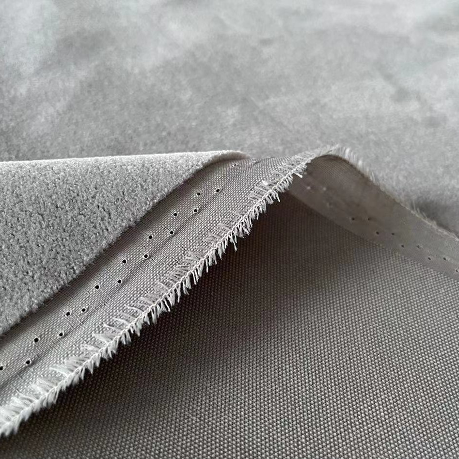 Picture of Imitation mohair sofa fabric Hengtai woven polyester cut velvet decorative pillow spot sofa fabric