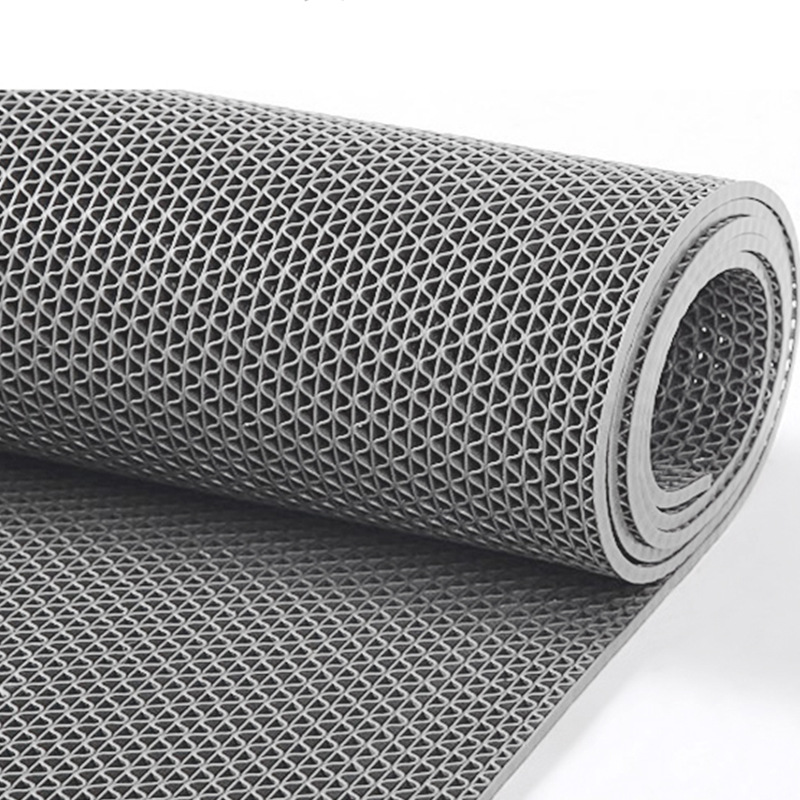 Picture of Hollow Mesh Bathroom Carpet Kitchen Toilet Anti-Slip Mat Pvc Plastic Mesh Leaking Rubber Floor Mat S Floor Mat