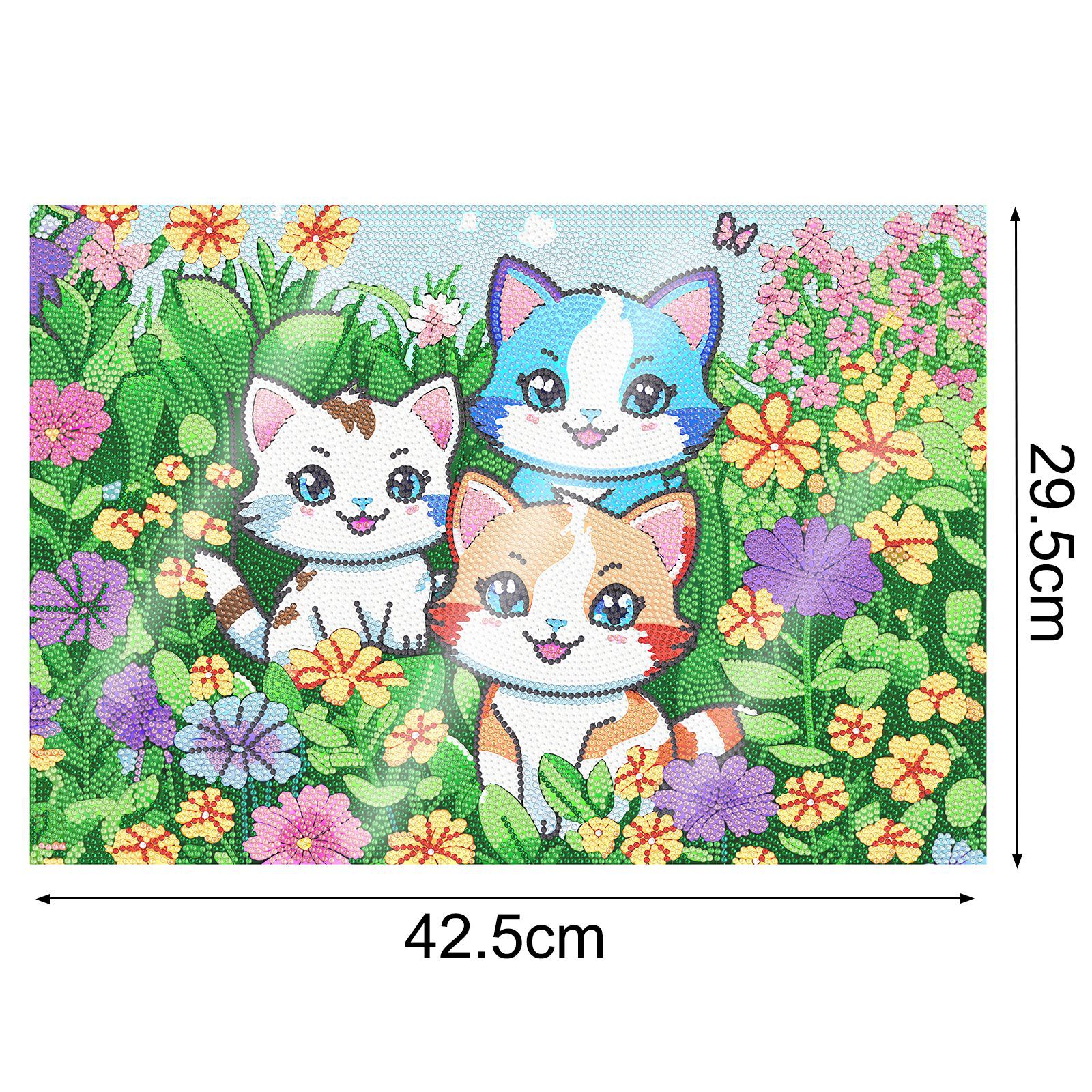 Picture of Diamond Painting Creative New Placemat Pet Home Decoration Birthday Party Decoration Painting Animal Diamond Sticker Embroidery