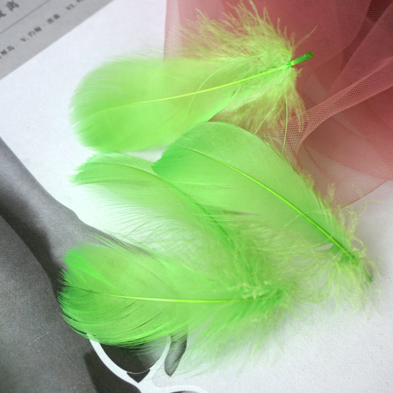 Picture of Color feather DIY floating dyeing goose feather dream catcher wave ball gift box filling decorative materials wholesale