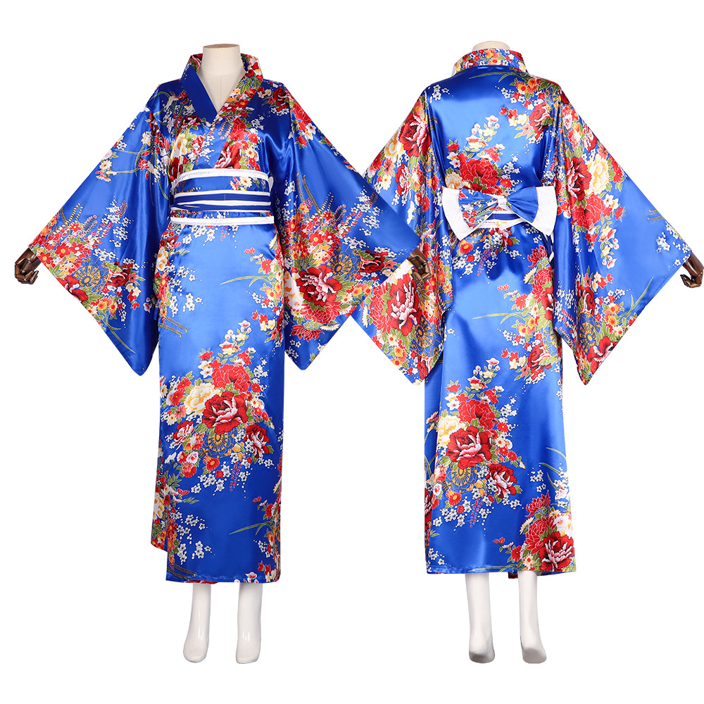 Picture of Japanese traditional ladies dress bathrobe animation performance photo suit kimono stage performance cosplay costume