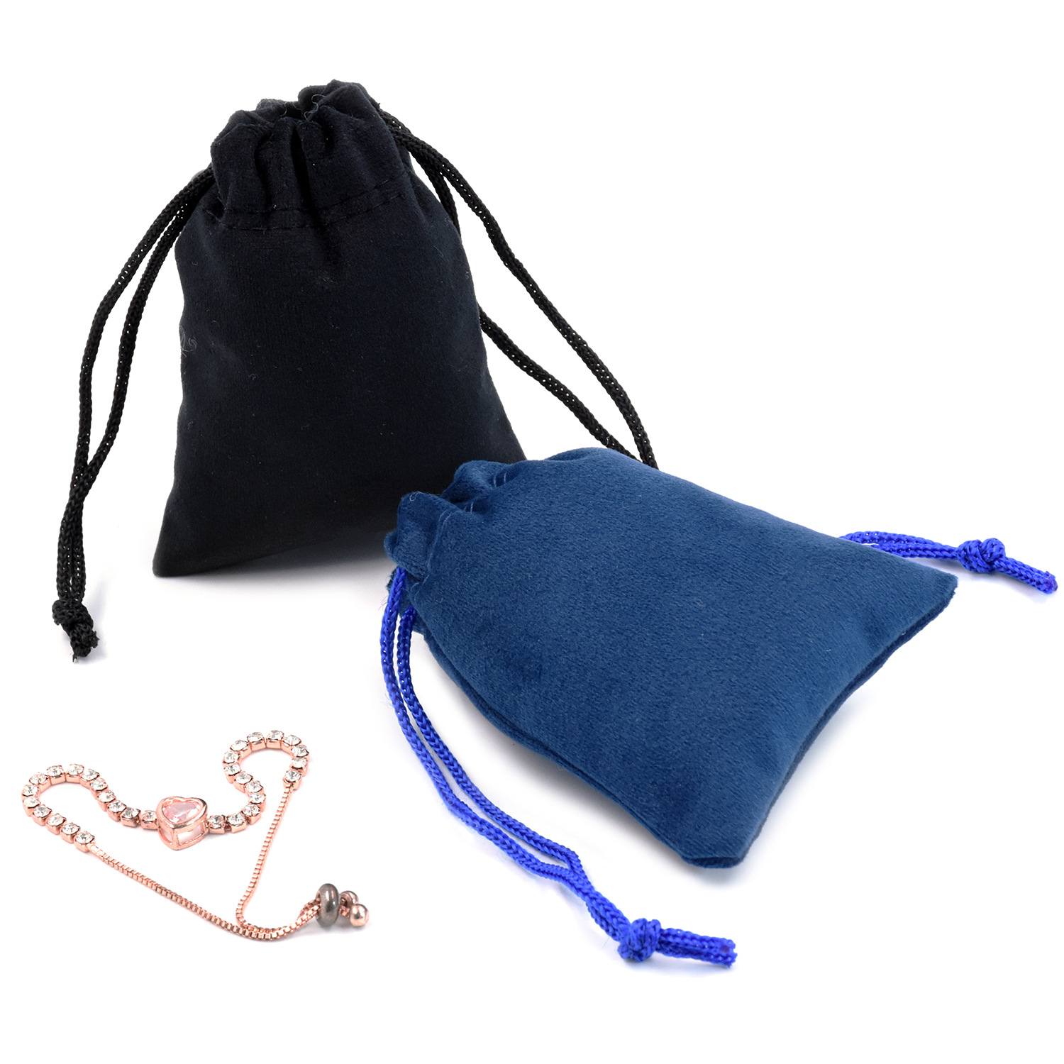 Picture of Wholesale Velvet Bag Earrings Jewelry Gift Bag Ring Jewelry Storage Bag Promotional Gift Bag