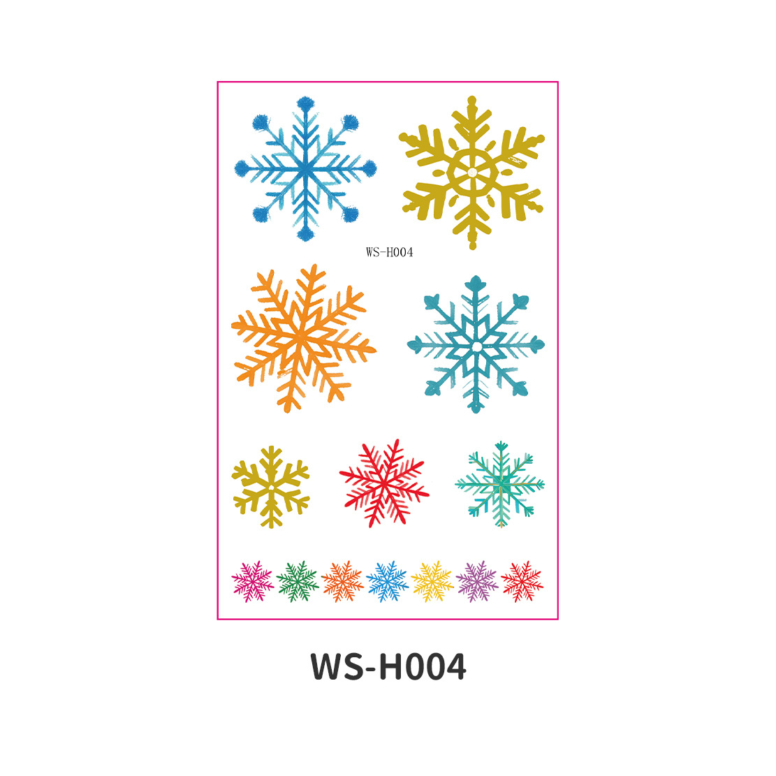 Picture of New Christmas Tattoo Sticker Children Cartoon Holiday Party Atmosphere Eco-friendly Waterproof Face Sticker Elk Tattoo Sticker