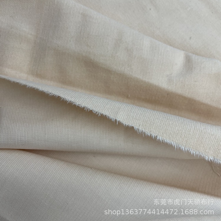 Spot supply of cotton elastic corduroy 28 pit elastic straight strip corduroy thin strip corduroy casual fabric