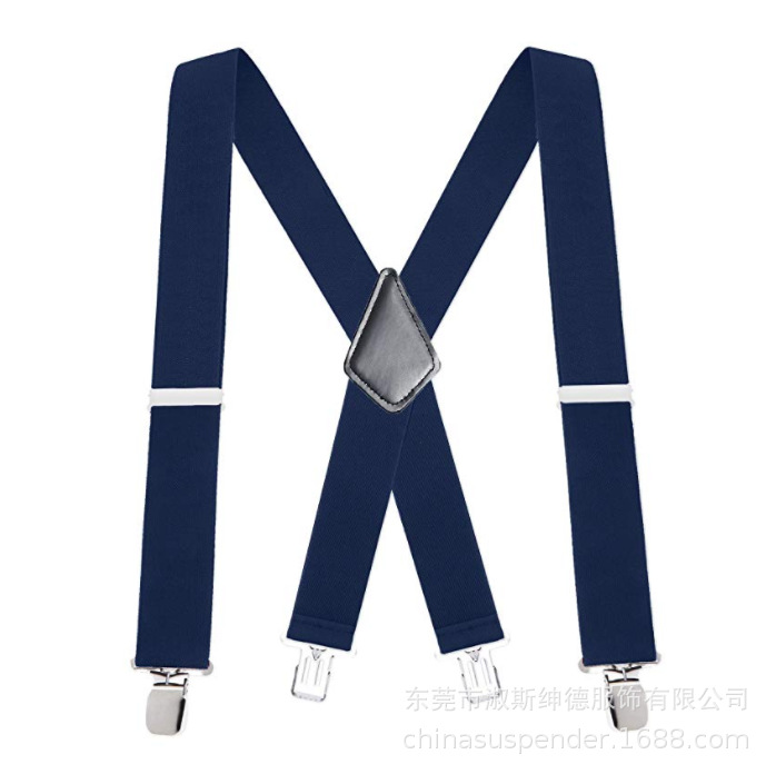 Picture of Cross mirror e-commerce men's strap clip widened 5.0cm suspenders adult men's work strap clip men's strap