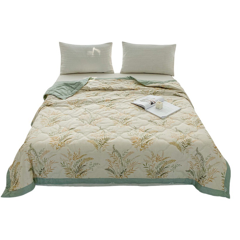Wholesale summer quilt wash cotton summer quilt air conditioning quilt printed summer quilt student dormitory quilt core activity gift quilt