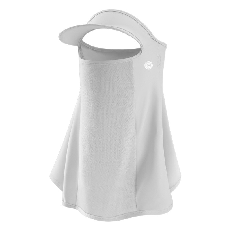 Summer New Ice Silk Sunscreen Women's Outdoor Full Face Sunshade Hat Lightweight Breathable Face Gini Face Towel XTJ108