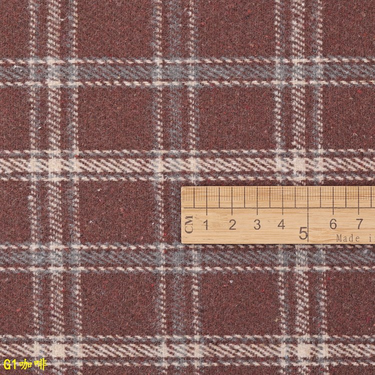 Picture of Black Coat Tweed Coarse Yarn-Dyed Plaid Polyester-Cotton Blended British Fashion Classic Black and White Plaid Home Cloth