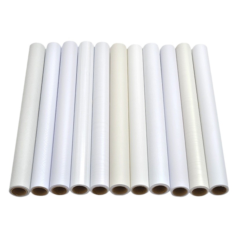 Cross-border foreign trade White wallpaper self-adhesive waterproof moisture-proof bedroom home rental room stickers wall decoration wallpaper