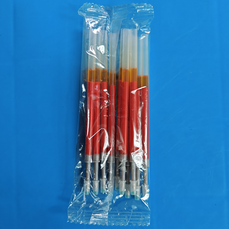 Picture of K35 Press-type Gel Pen Press Ballpoint Pen Red Black Blue Bullet Sign Pen Office Student Carbon Jump Pen