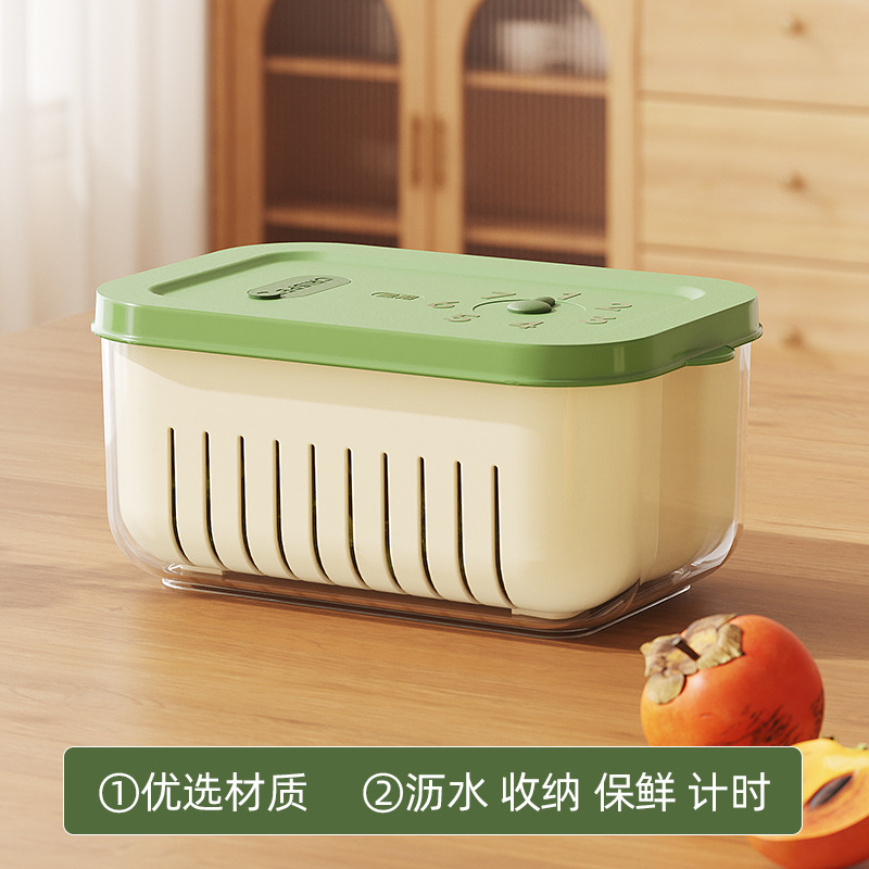 Picture of [Thickened storage box] sealed plastic storage box refrigerator microwave oven heating lunch box food sealed box