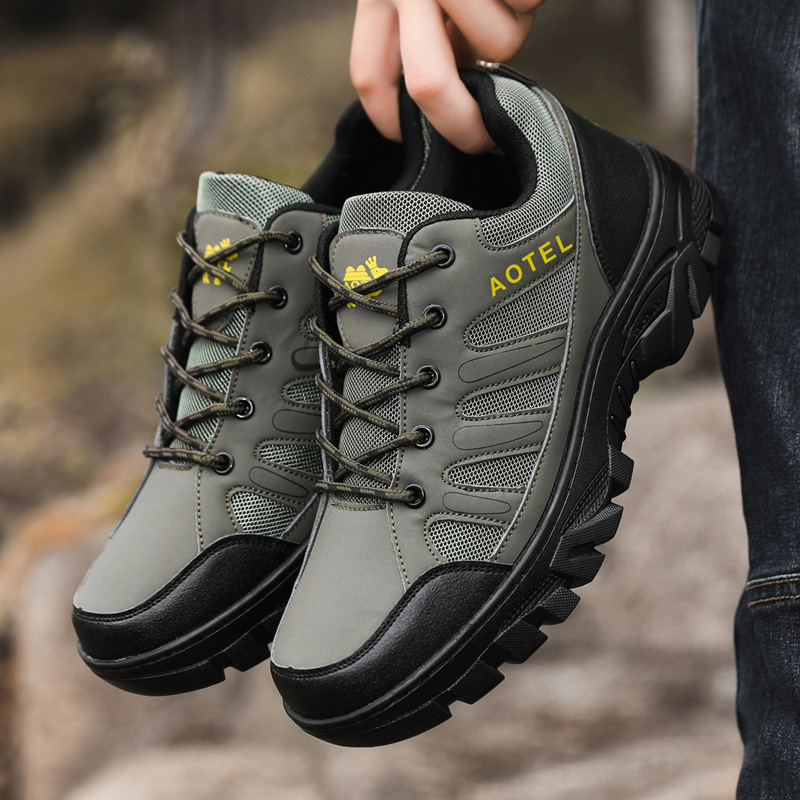 Picture of Mountaineering Shoes Men's Four Seasons Work Wear-resistant Labor Insurance Shoes Fashion Casual Shoes Outdoor Running sneaker plus size Men's Shoes