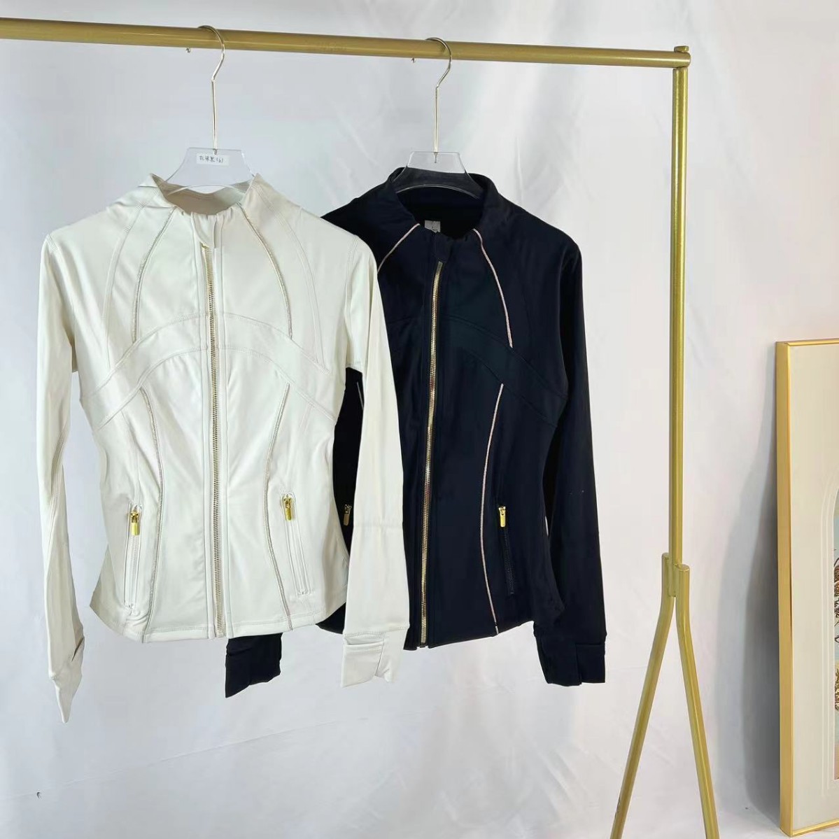 SLEEK CITY Jacket Phnom Penh Women's Sports Jacket Long-sleeved Slim-fit Slim-fit Fitness Yoga Suit Luluswif