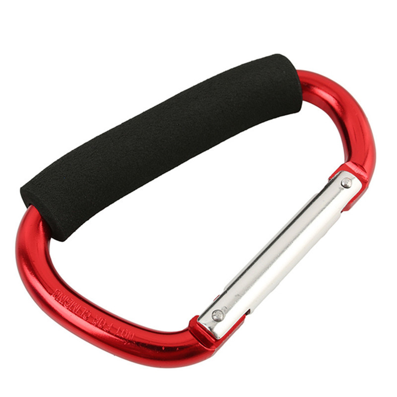 Picture of Sponge D-shaped mountaineering buckle color outdoor aluminum alloy roller skating shoe buckle shoe buckle baby stroller lifting button