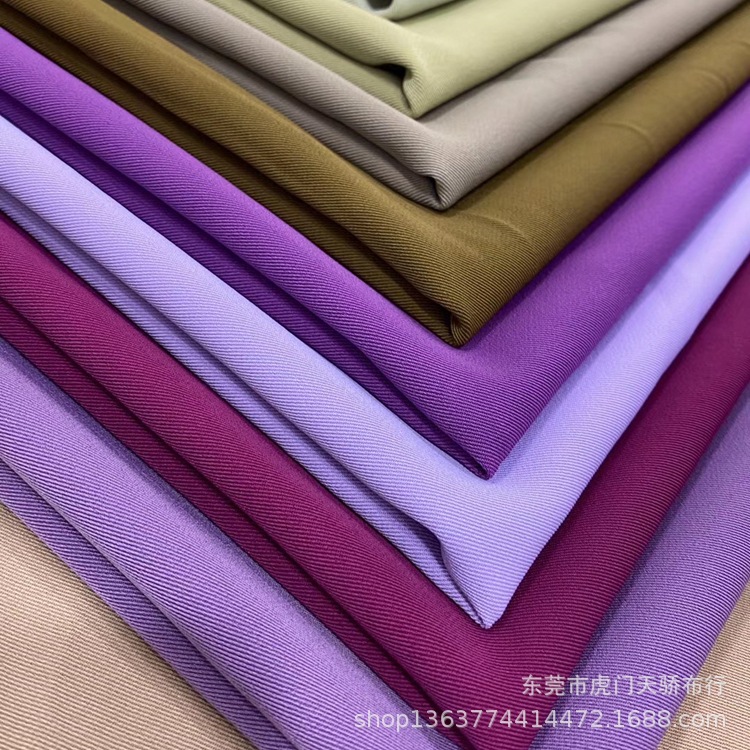 In stock woven polyester four-sided stretch 200D filament four-sided stretch suitable for all kinds of pants skirt suit drape