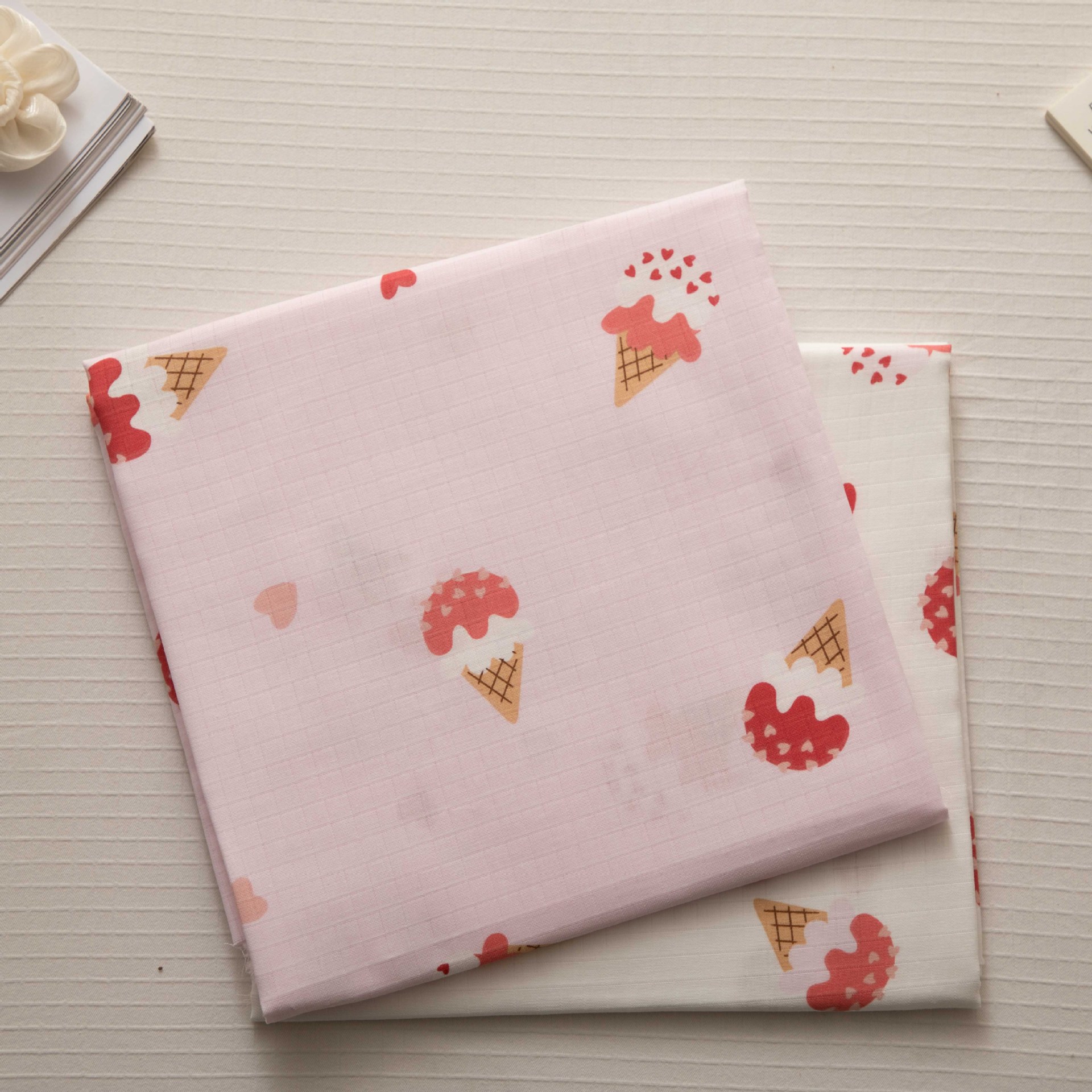 Factory Wholesale Infant and Child Type a Pre-Shrunk 110*90 Non-Fluorescent Plain Weave 40 Count Combed Muslin Double Layer Cotton Gauze