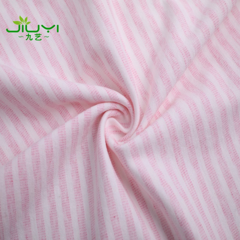 Picture of Rice-like 0.5 Striped Double-sided Cotton Wool Fabric Color Stripe Baby Fabric Spring and Autumn Baby jumpsuit saliva towel fabric