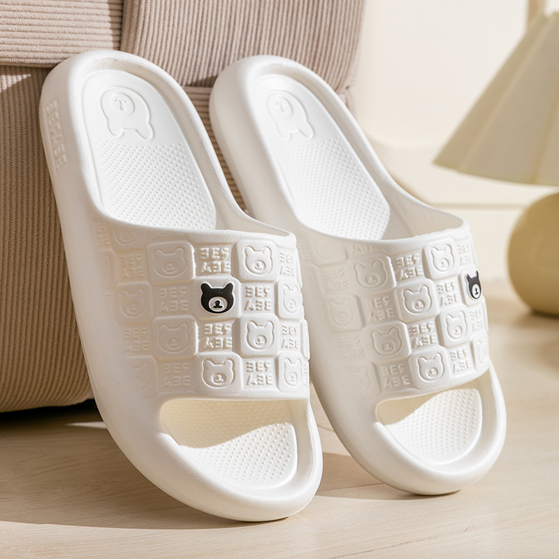 Sandals and slippers step on excrement feeling female eva summer home bathroom bath non-slip non-smelly feet home indoor wholesale men