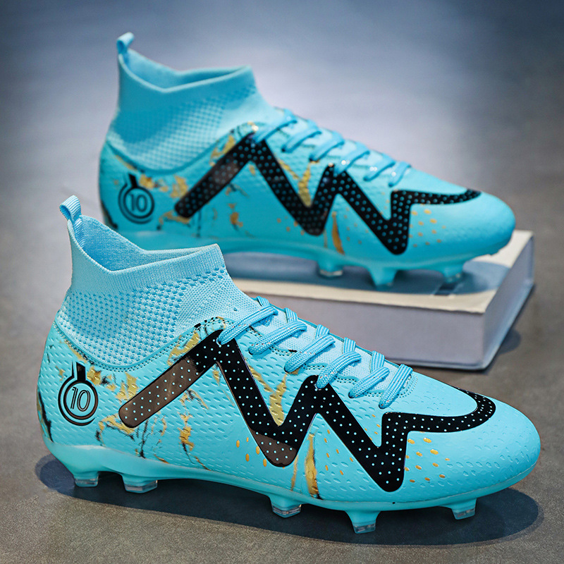 Cross-border foreign trade new football shoes men's teenagers anti-slip broken nails professional football match training shoes