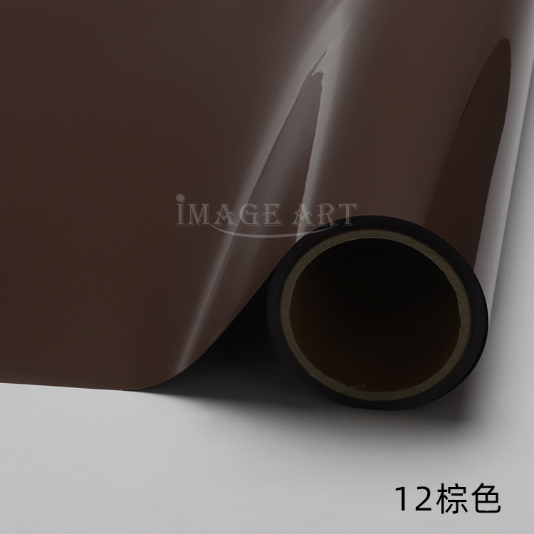 Picture of PU thermal transfer engraving film logo printing ordinary color engraving hot stamping film clothing T-shirt hot stamping film whole roll