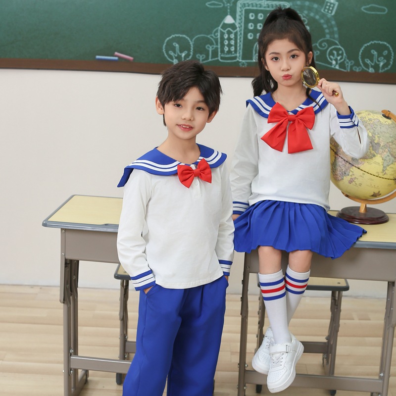 Children's Autumn Suit Sailor Moon Cosplay Stage Catwalk Water Ice Moon Dress Female Performance Clothing K-Style