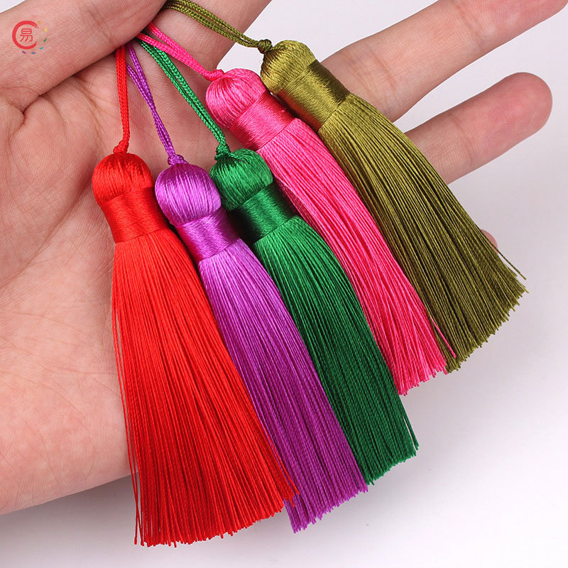 Changyi wholesale 8cm tassel bouquet packaging Bucket flower arrangement floral jewelry Chinese style pendant pendant accessories
