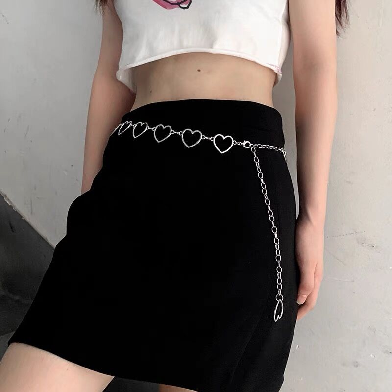 Picture of Europe and the United States cross-border fashion love waist chain women's elegant metal moon body chain autumn and winter sweater waist chain wholesale