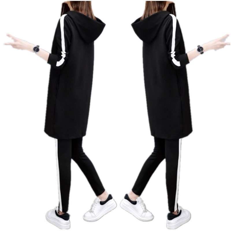 Picture of Casual suit Women's Spring and Autumn plus size Women's Clothing Chubby Sister Loose Slimming Sports suit Female Student Fashion Two-piece Set