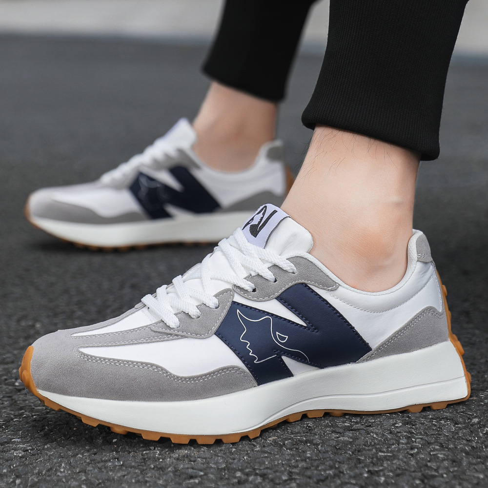 N-Shaped Couple Shoes Manufacturer Wholesale Autumn and Winter New Running Shoes Outdoor Trendy Thick-Soled Lightweight Breathable Sports Shoes