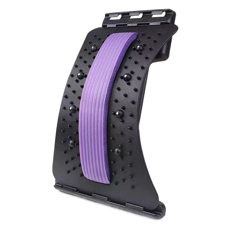 Lumbar Reliever Multifunctional Board Correction and Stretching Cervical Spine Exercise for Men and Women with Waist and Back Stretching Traction Massage Artifact