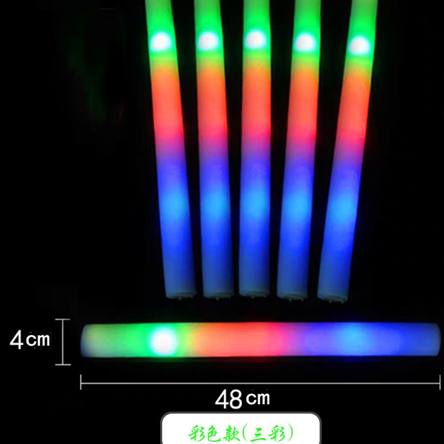 Picture of Sponge Glow Stick LED Large Concert Colorful Glow Stick Foam Stick Glow Stick Printed LOGO