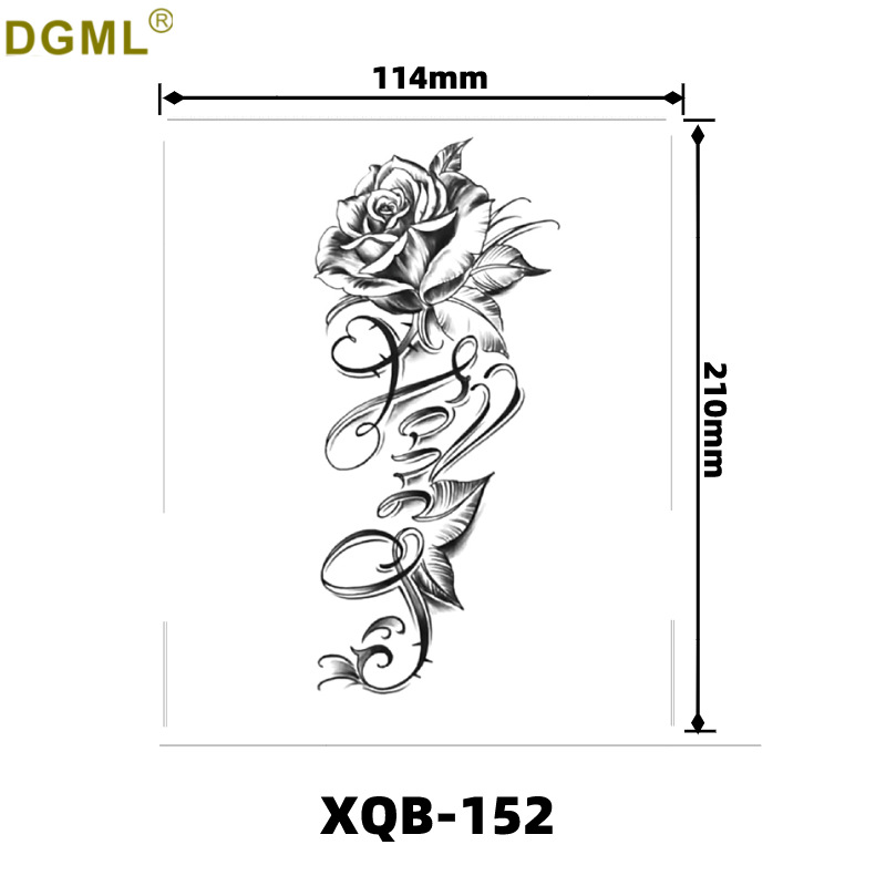 Picture of Children's cartoon flower arm sticker half arm full arm pink pig funny cross-border Henna creative color tattoo sticker wholesale