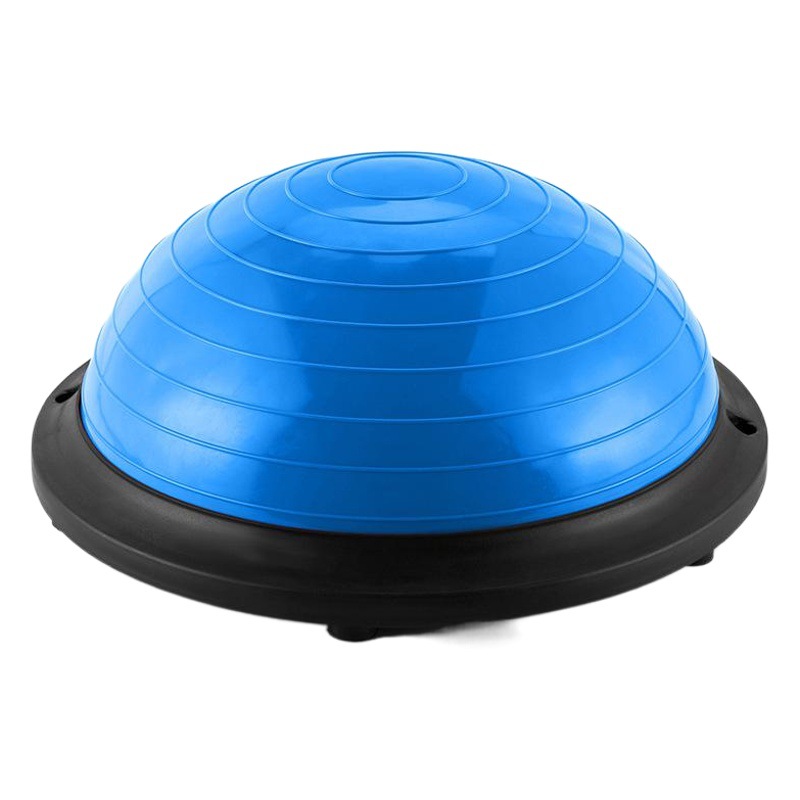 58cm Frosted Wave Speed Ball Foot Pedal Explosion-Proof Half-Circle Balance Ball Yoga Studio Pilates Home Fitness Equipment Stretching