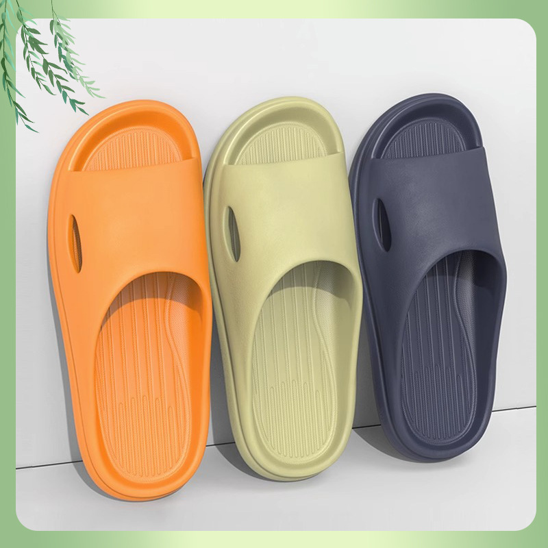 Slippers Women's 2025 Summer Home Bathroom Non-slip Comfortable Soft Bottom Lightweight Deodorant EVA Couple Sandals and Slippers for Men