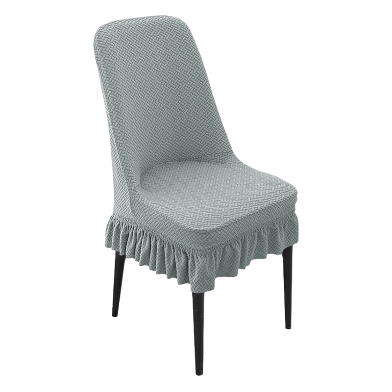 Cross-border Jacquard Fleece Chair Cover Thickened one-piece Elastic Hotel Household Chair Cover Cover Anti-fouling Stool Cover
