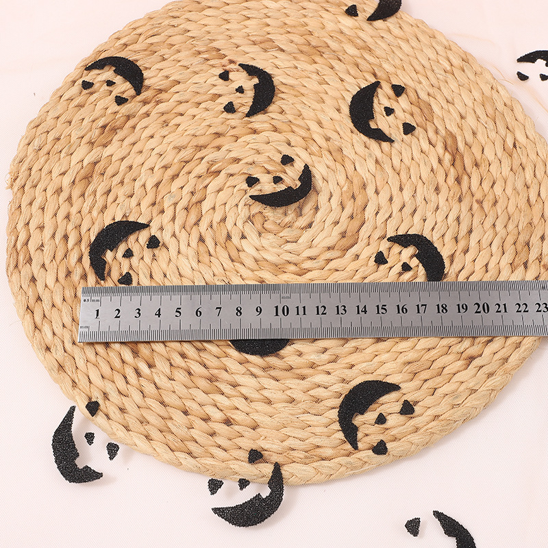 Halloween Decoration Mesh Toy Children's Wear Accessories cosplay Stage Costume Black Gold Powder Pumpkin Smiley Mesh
