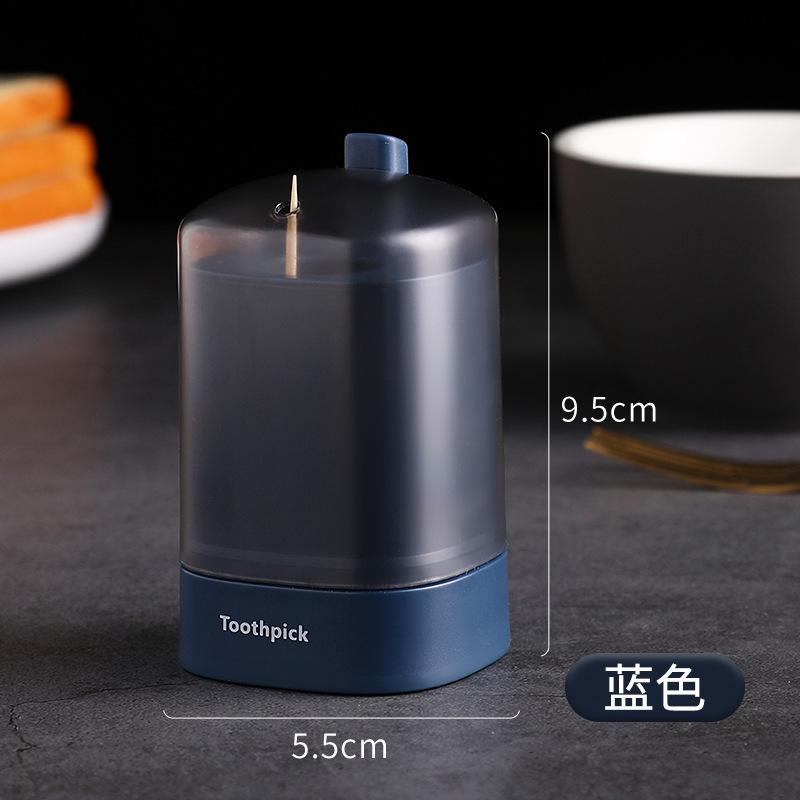 Picture of Press type automatic toothpick container creative automatic pop-up restaurant portable toothpick container dustproof storage toothpick box
