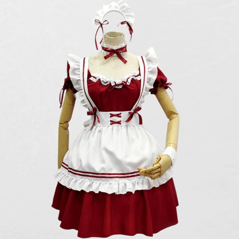 Picture of S-4Xl Large Size Japanese Style Maid Costume Cosplay Maid Costume Anime Cosplay Lolita Lolita Women's Clothing