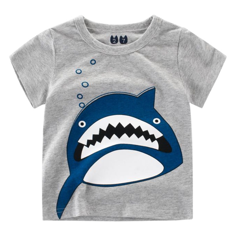 Korean version of children's clothing summer fashion new children's T-shirt boys short sleeve round neck baby clothes a consignment fashion brand