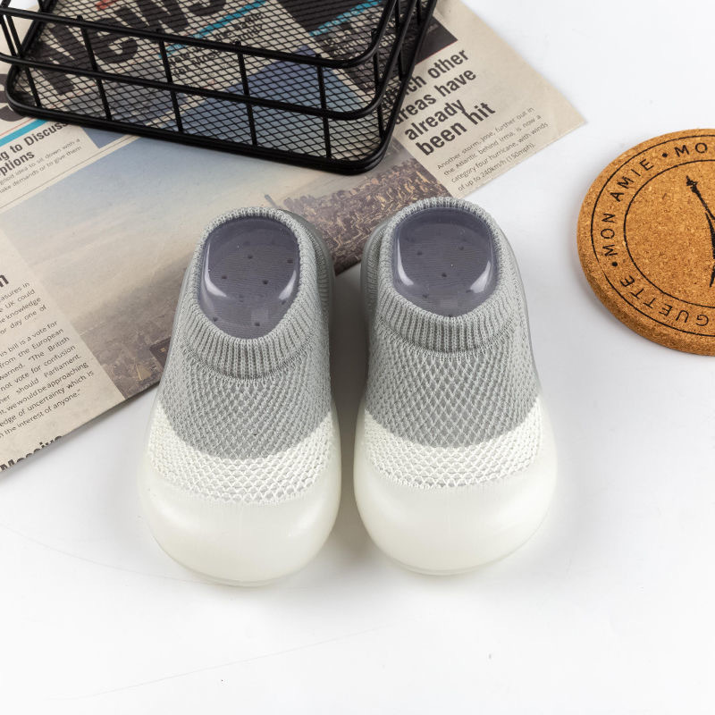 Picture of Summer New Baby Toddler Shoes Soft Sole Children's Socks Shoes Infant Floor Shoes Tile Mesh Shoes Breathable Learning to Walk