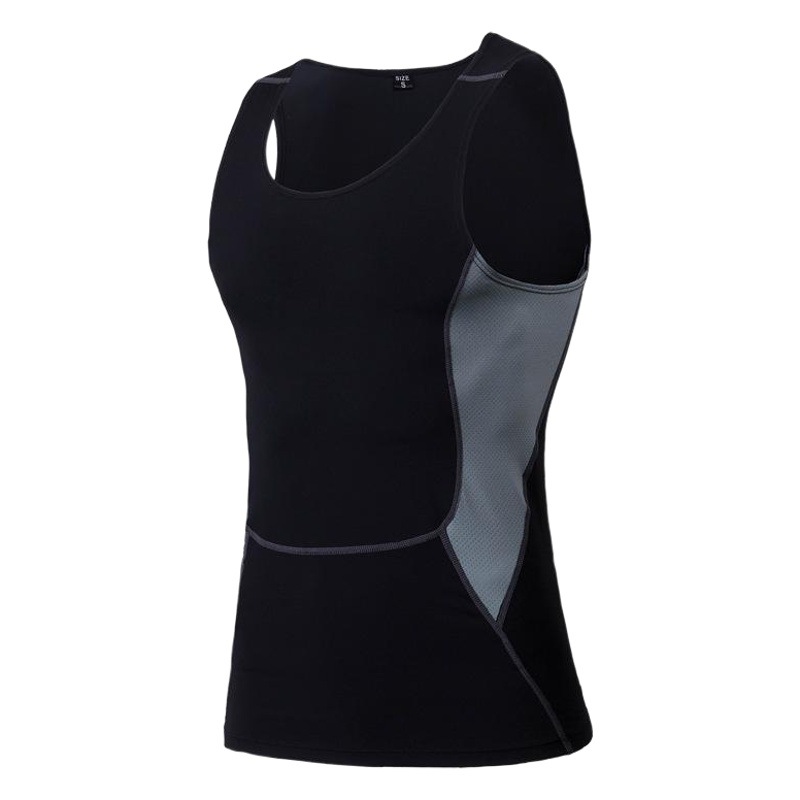 3Rd Generation Tight-Fitting Pro Vest Men's Sports Fitness Basketball Running Vest Elastic Sweat-Wicking Quick-Drying Vest 1009